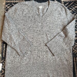 a new day Heather Gray V-Neck Sweater